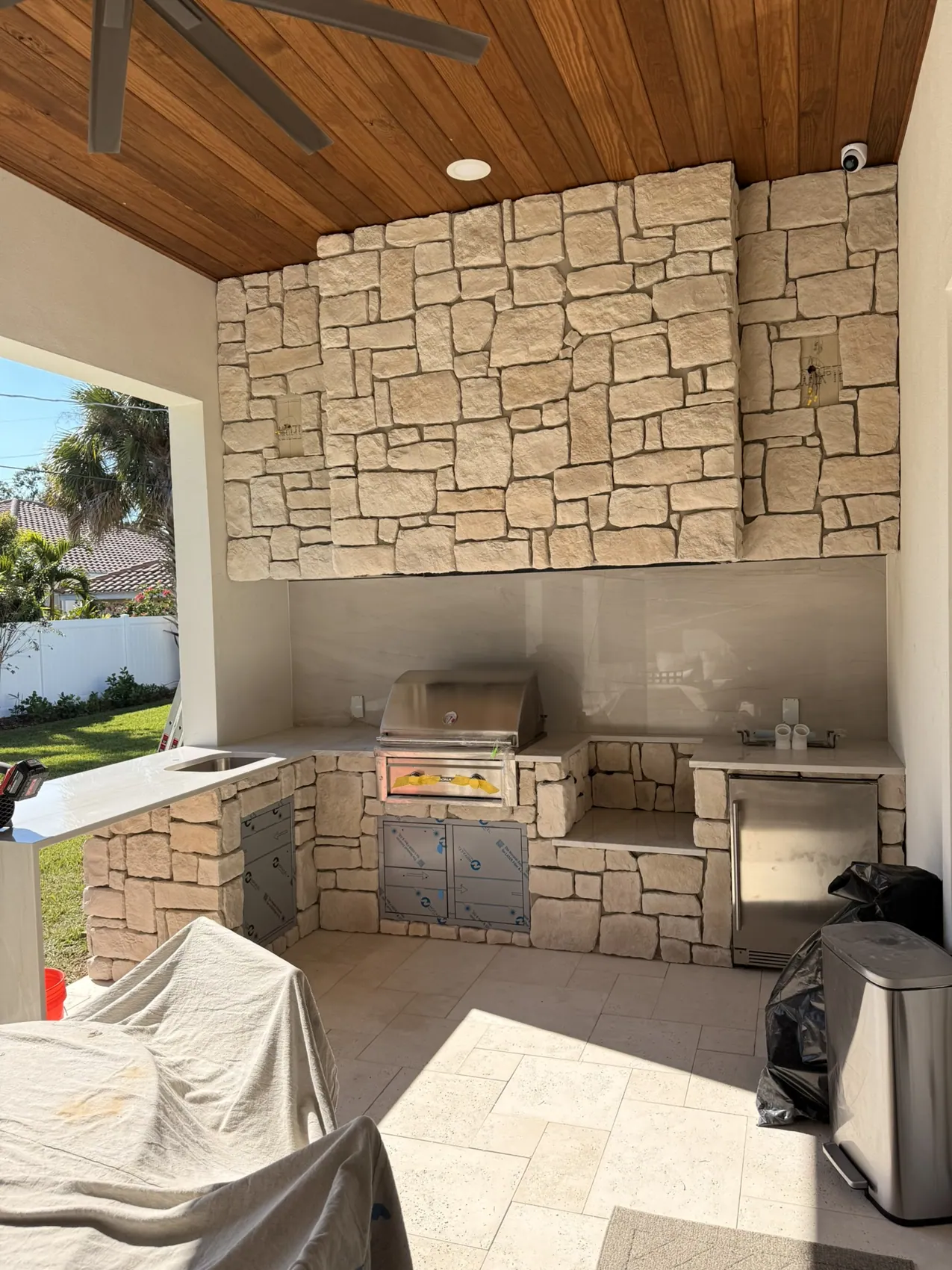 Outdoor Kitchen Stonework
